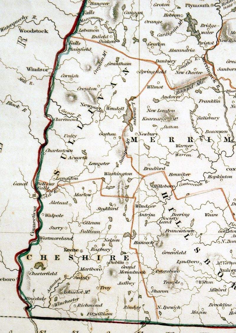 New Hampshire c 1838 Bradford Rare first edition [M13463] 0.00