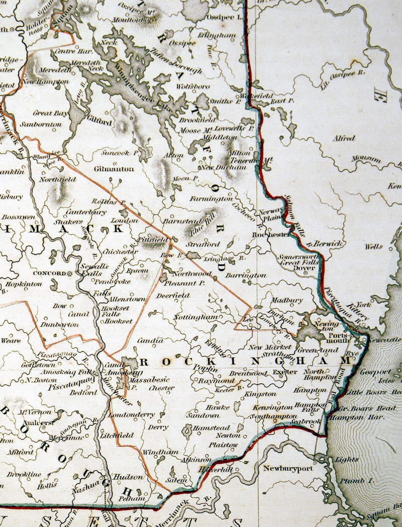 New Hampshire c 1838 Bradford Rare first edition [M13463] 0.00