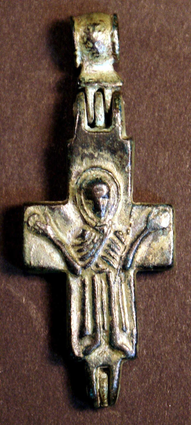 Byzantine Reliquary Cross    c 11th - 12th century AD