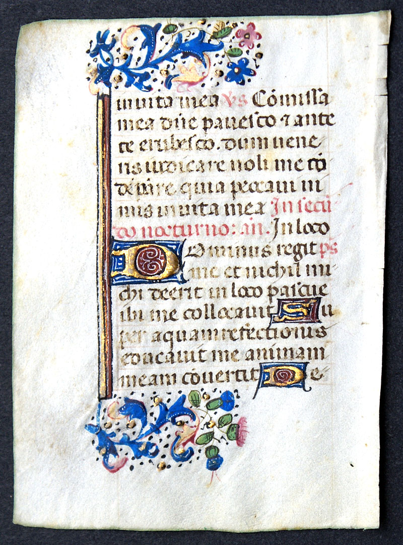 Book of Hours Leaf - c 1460 - 