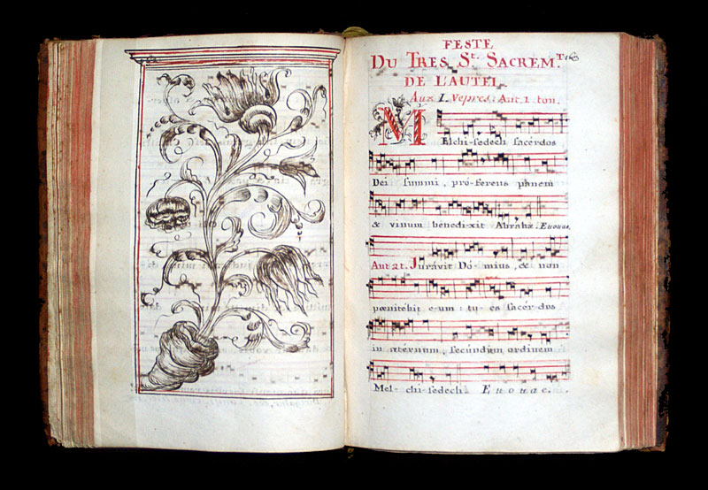C 1770 Manuscript Processional Choirbook