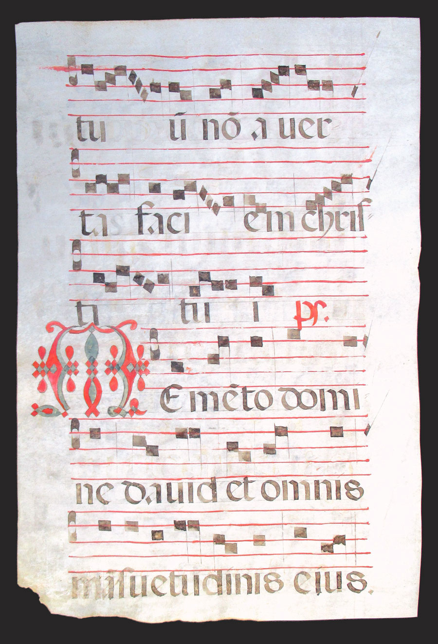 c 1580-1600 Gregorian Chant - Spain - Psalm
