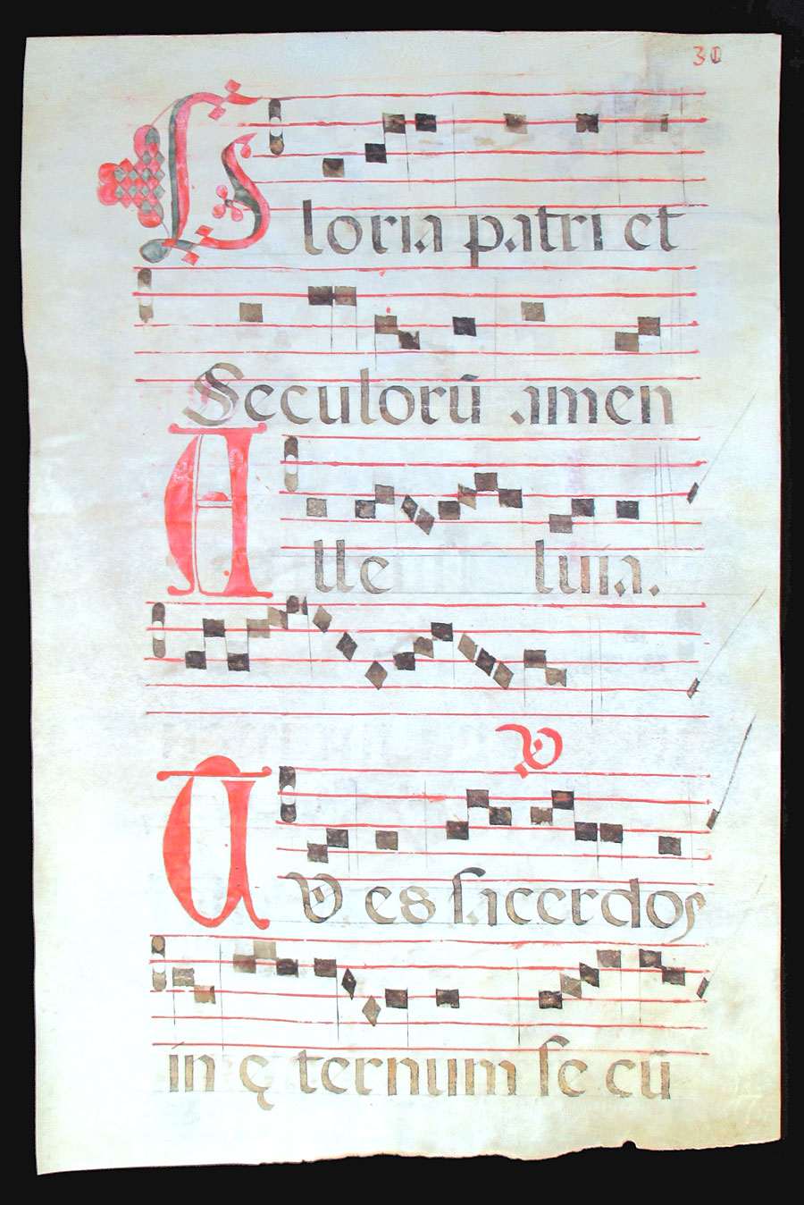 c 1580-1600 Gregorian Chant - Spain - Hebrews