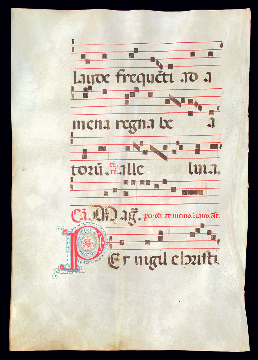 c 1470-1490 Gregorian Chant - Italy - Feast of St Vincent Ferrer