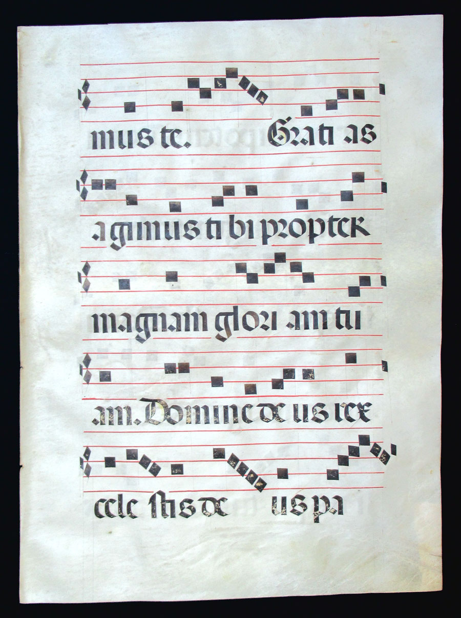 c 1475-1500 Gregorian Chant - Spain - Gloria
