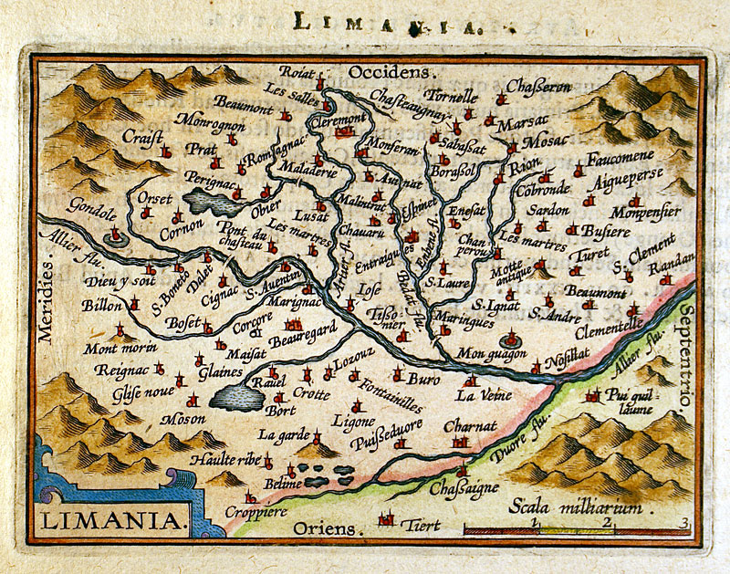 ''Liminia'' France - c 1601 - Ortelius-Vrients