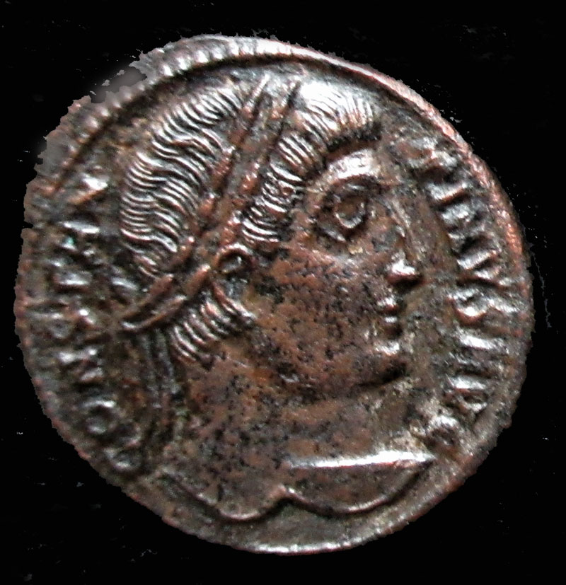 c 307-337 AD Roman Bronze Coin - Constantine the Great