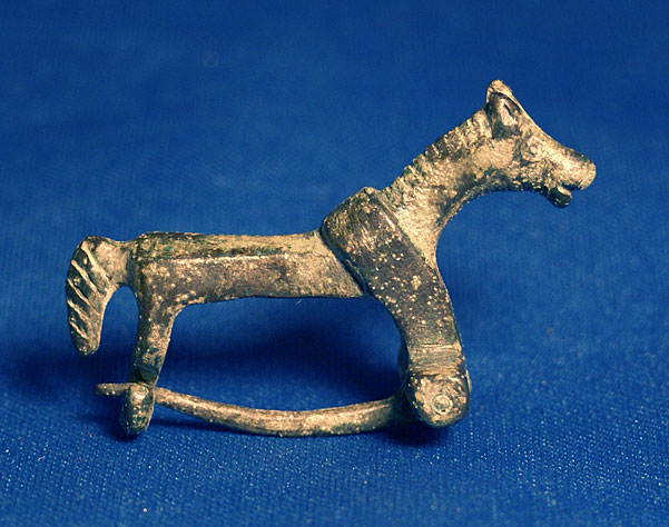 Bronze FIbula - Romano-Celtic - Horse Brooch c. 1st-2nd Cent AD