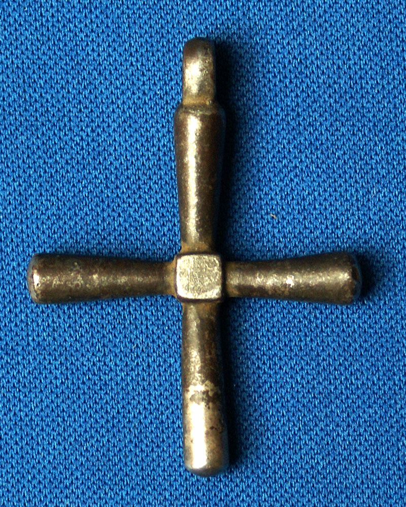 Early Christian Silver Cross - c 6th - 9th Century AD