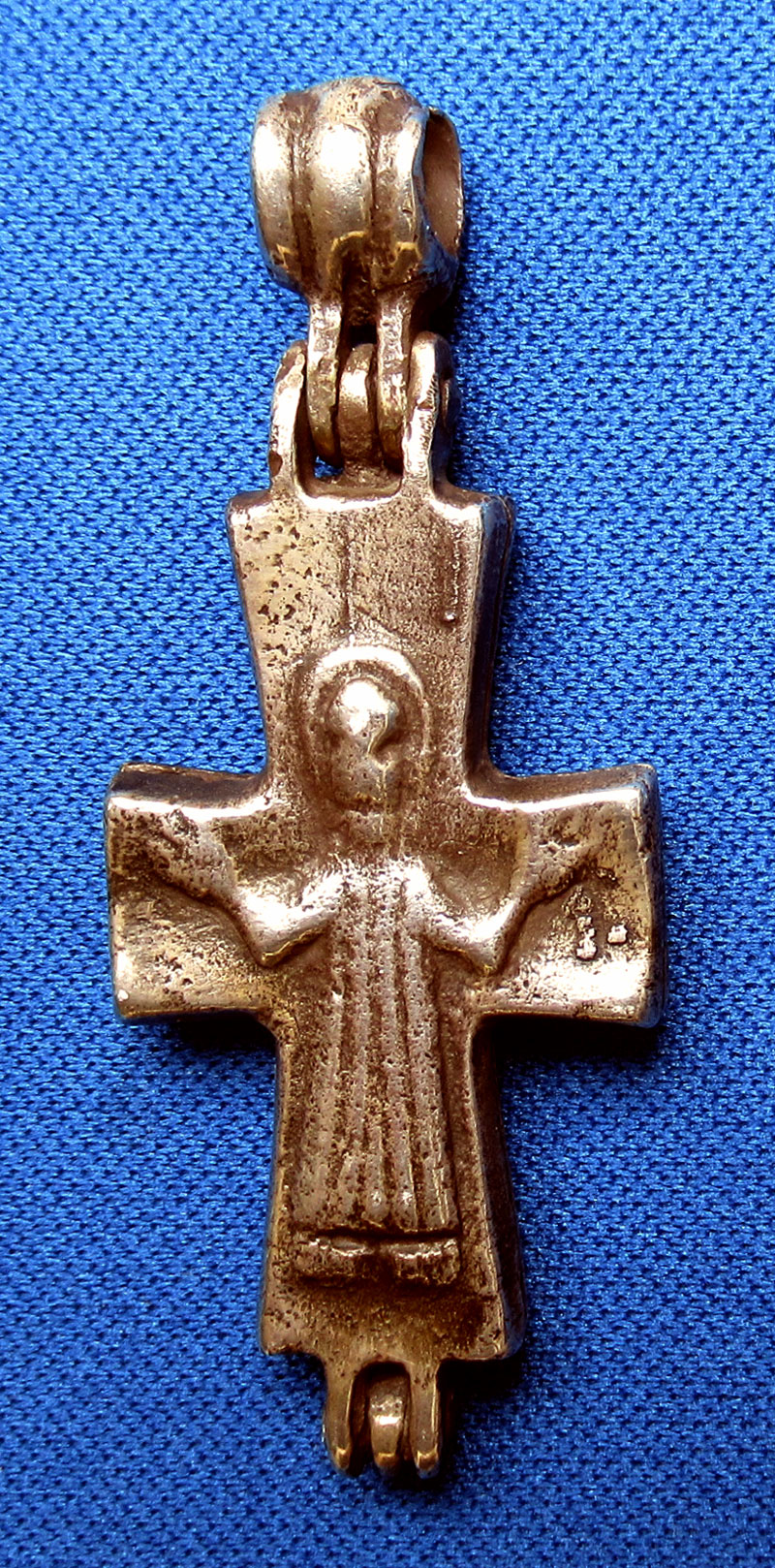 c 10th - 11th Century AD Christian Silver Reliquary Cross