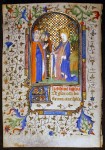 Book of Hours Leaf c 1420-40 - St. Katherine