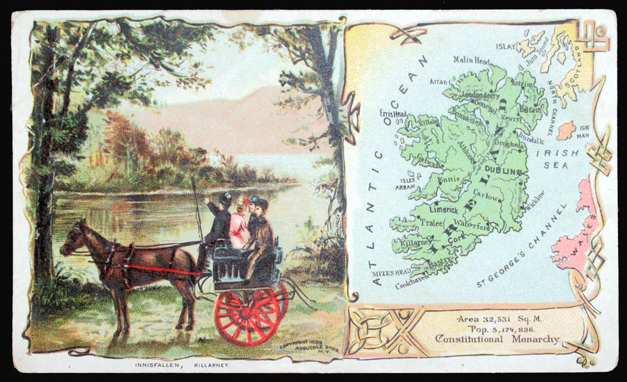 c 1889 IRELAND - Arbuckle Bros.