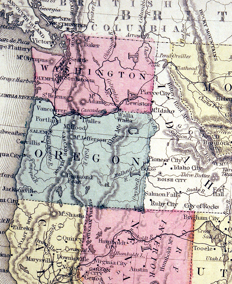 c 1874 ''...Texas, California, Oregon...'' - Warren