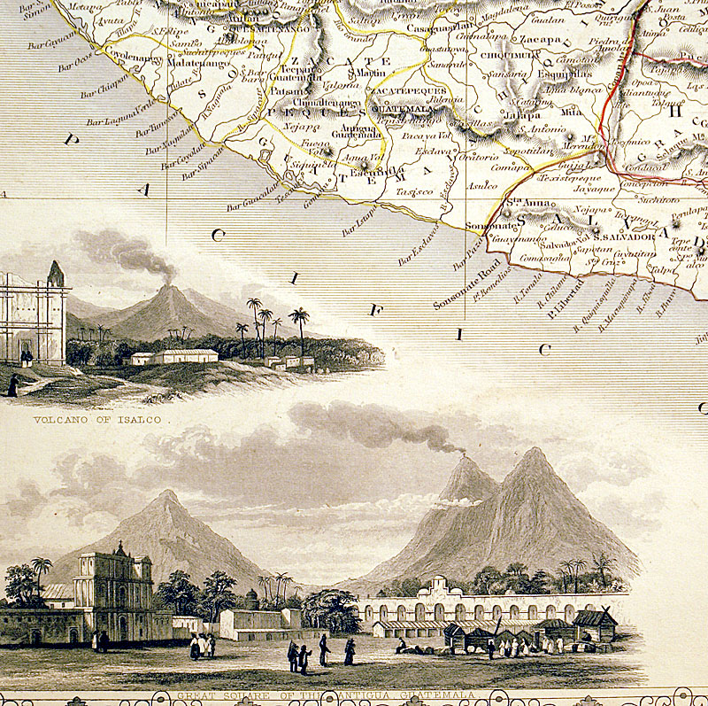c 1850 ''Central America''  - Tallis