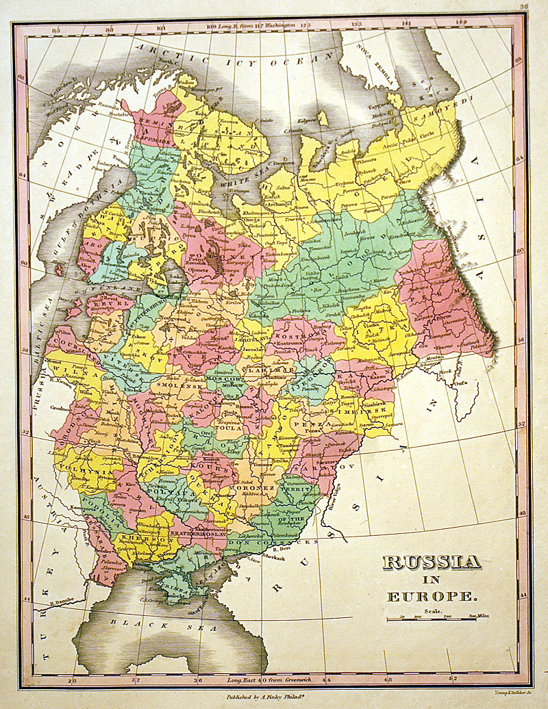 ''Russia in Europe'' c. 1827 - Finley