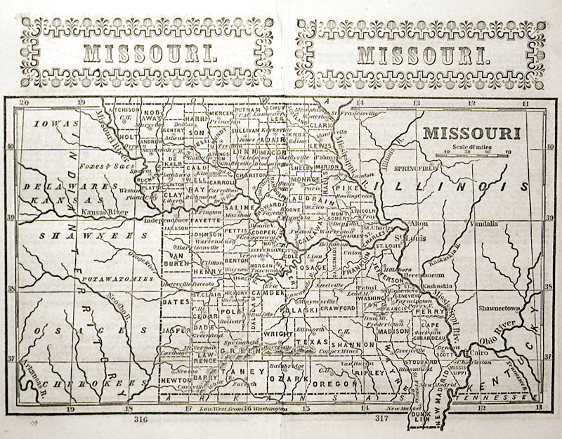 c 1851 MISSOURI  - Phelps