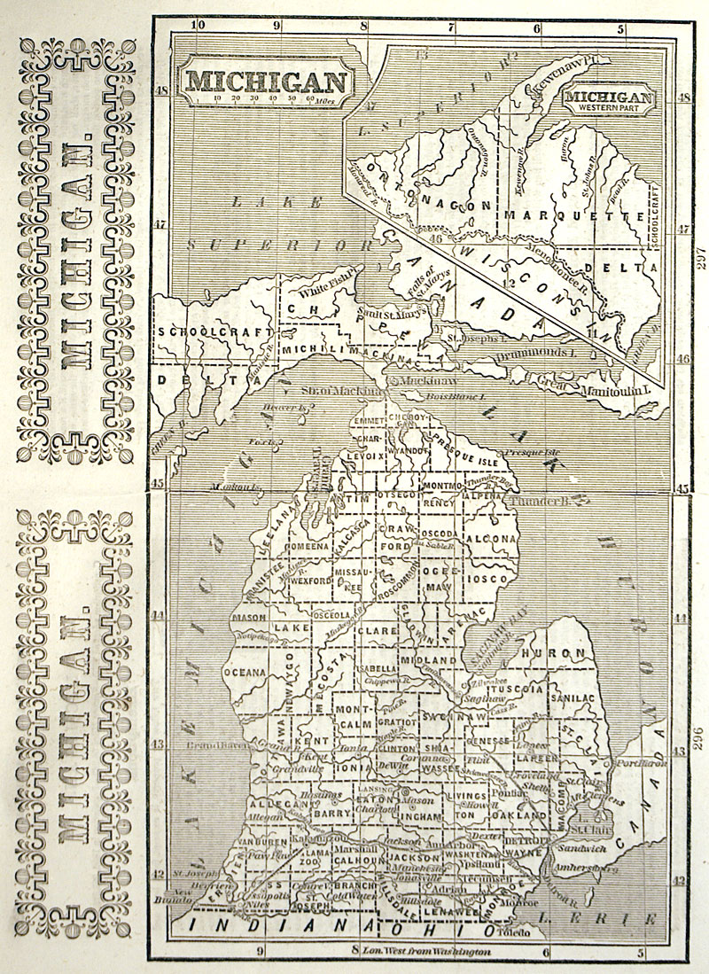 c 1851 MICHIGAN  - Phelps