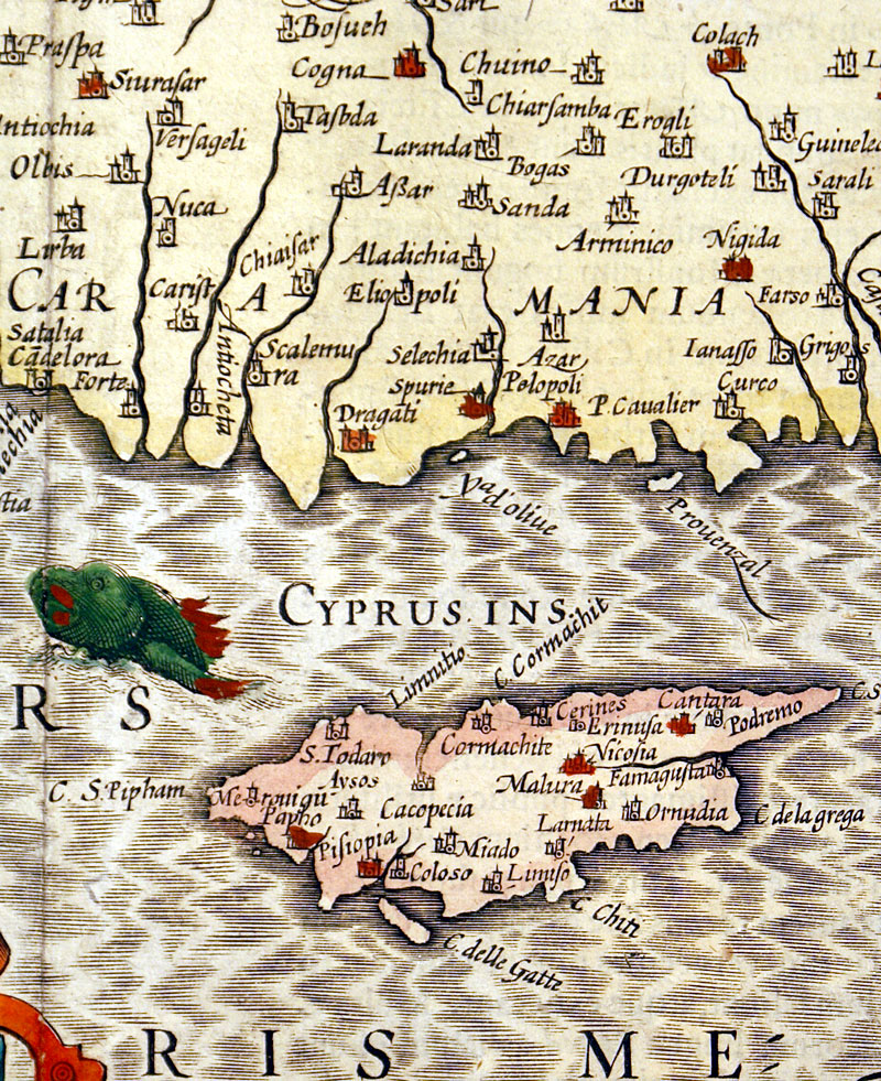 c 1623 ''Natoliae sive Asia Minor''  Mercator Hondius
