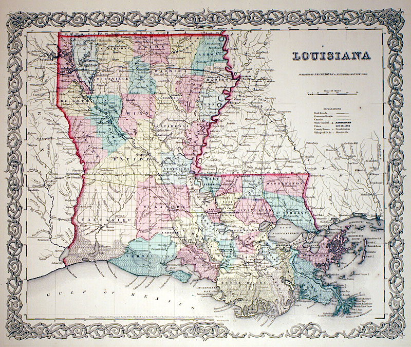 c 1855 ''Louisiana'' - Colton