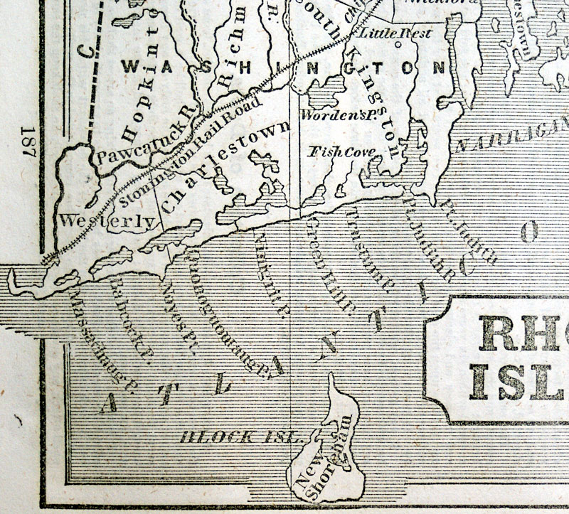 c 1851 RHODE ISLAND  - Phelps