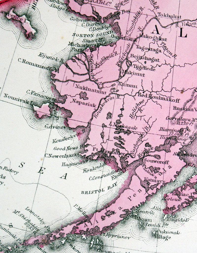 Northwestern America... Alaska year purchased 1867 Mitchell [M13828