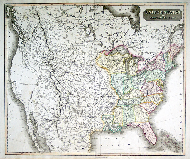 c 1820 United States and Additions - M 14371 F 