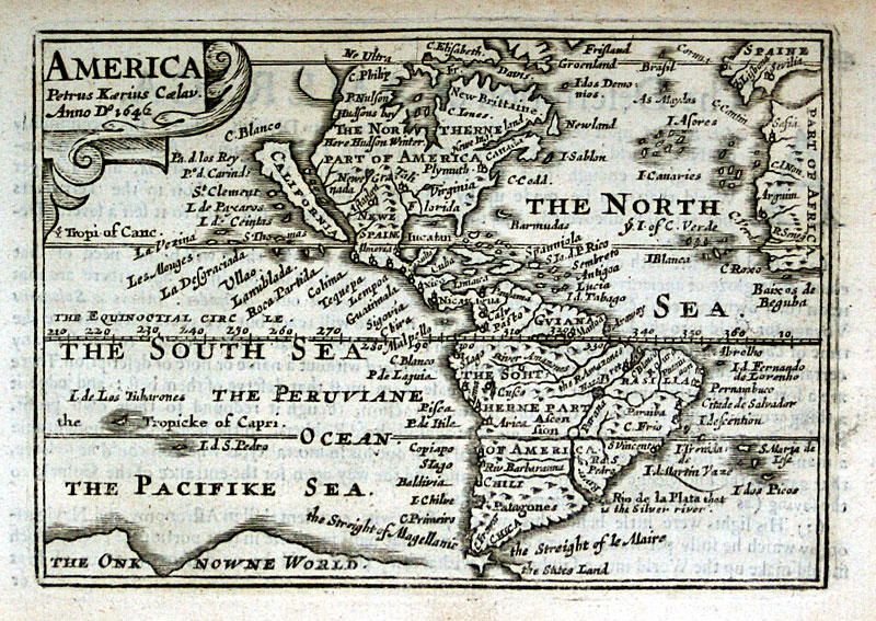 c 1676 Americas - CA as an Island - Speed/Bassett & Chiswell