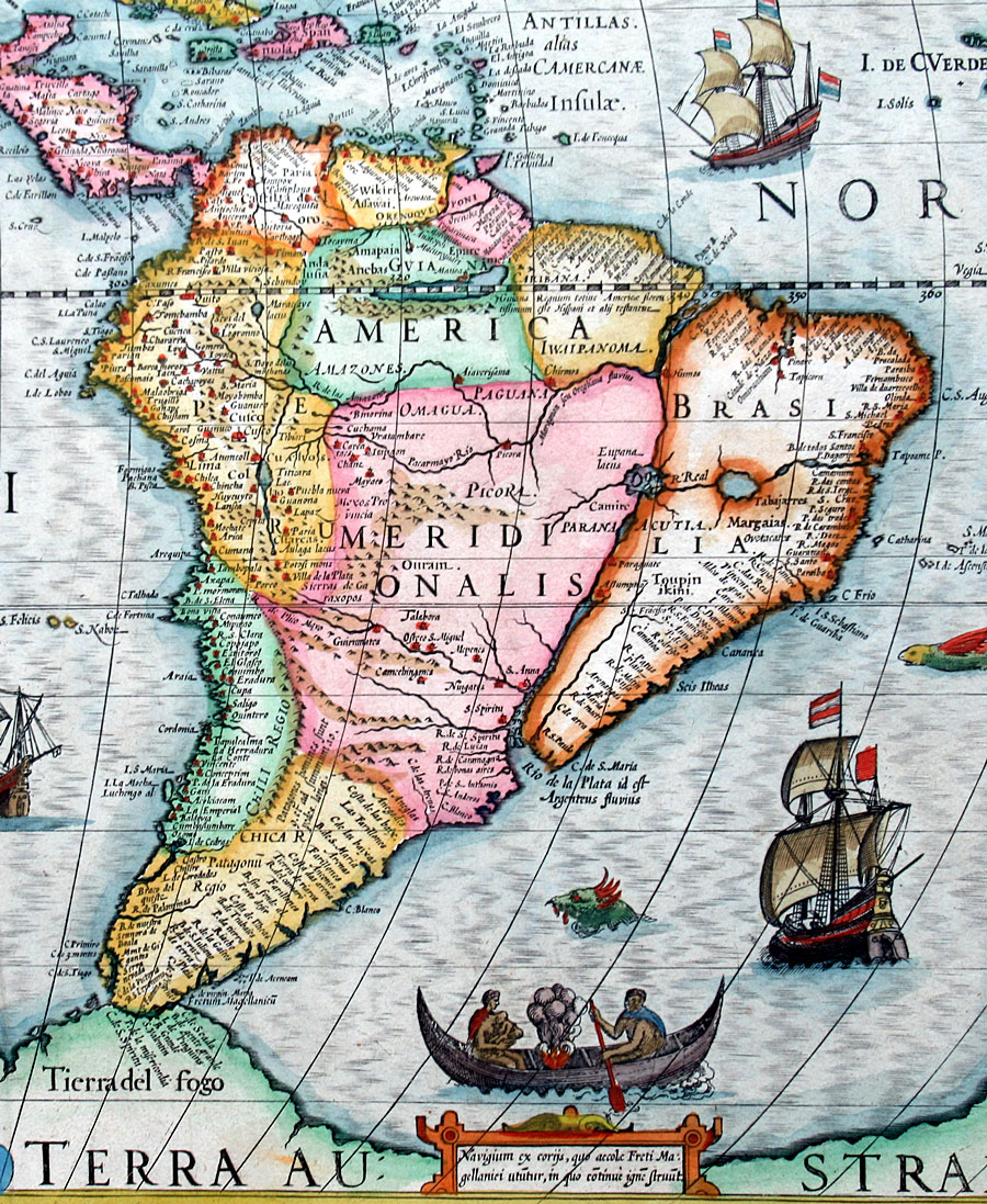 c 1630  Americas - Mercator-Hondius