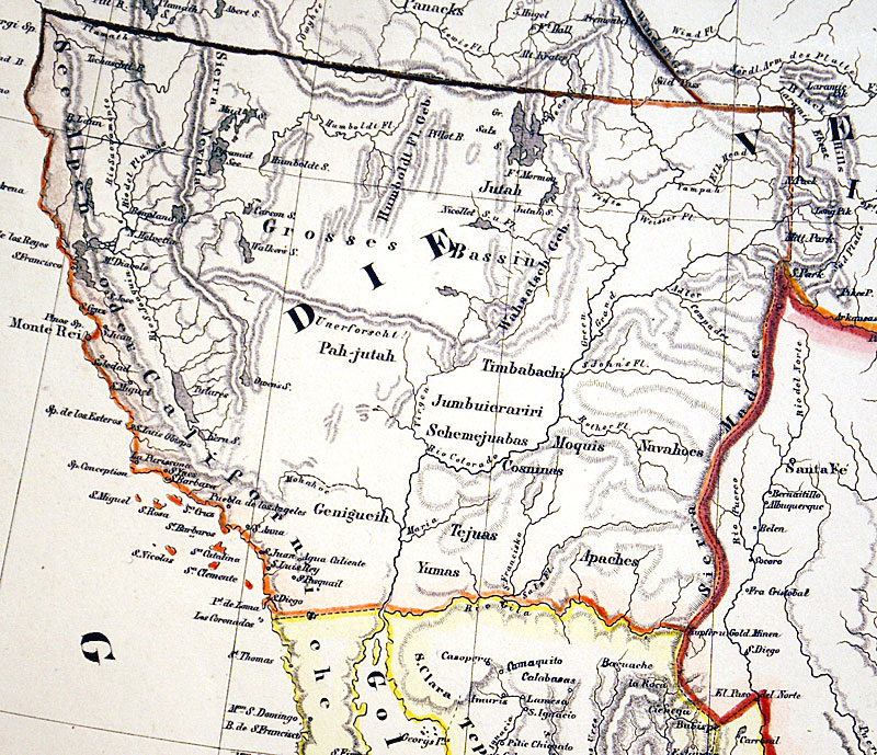 c 1848-52 ''MEXICO, MITTEL-AMERICA, TEXAS'' - Flemming