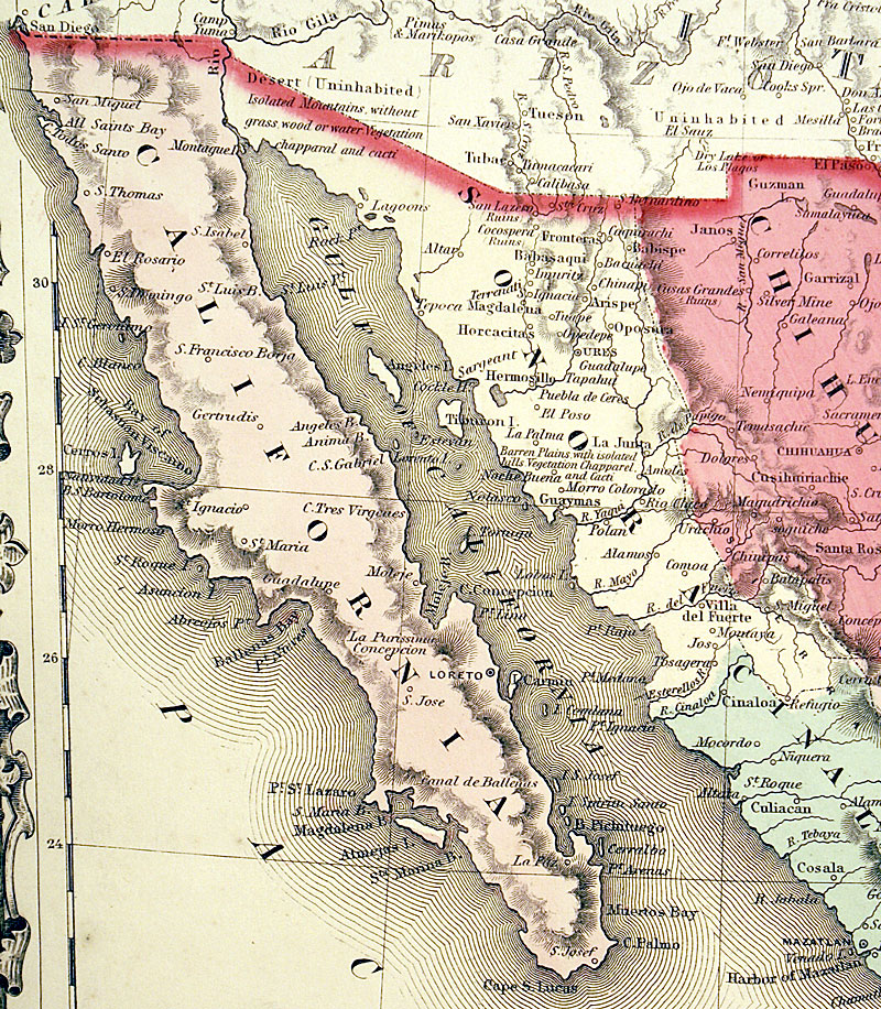 c 1862 ''JOHNSON'S MEXICO''
