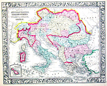 ''AUSTRIAN EMPIRE, ITALIAN STATES. TURKEY IN EUROPE, AND GREECE'