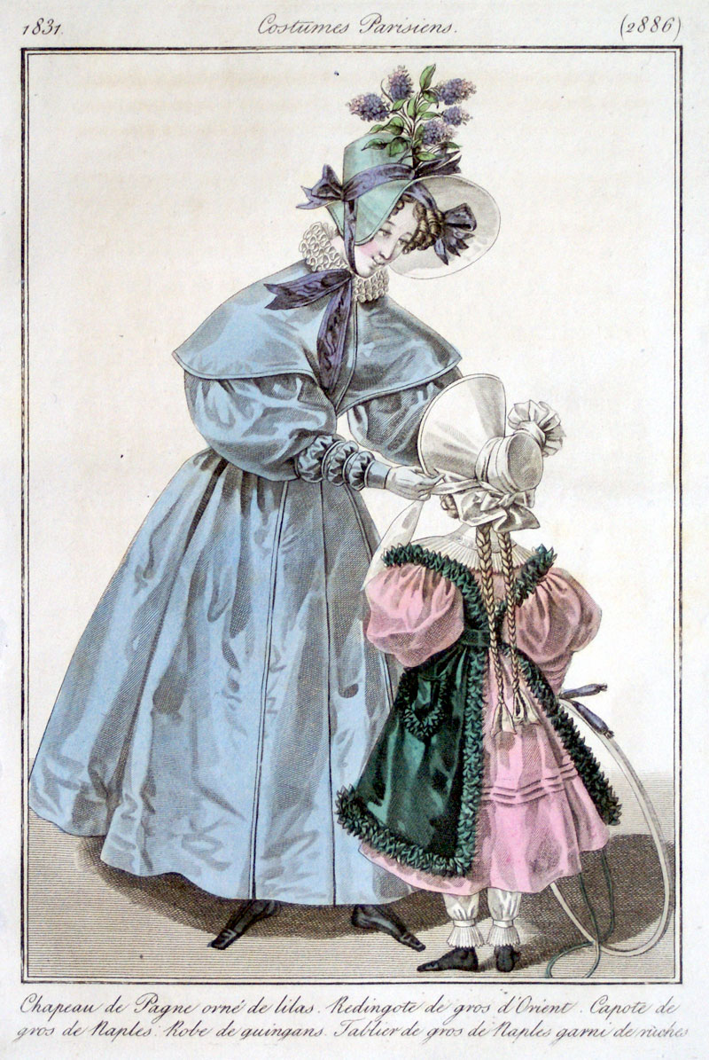 Ladies High Fashion in the 1830's - Paris