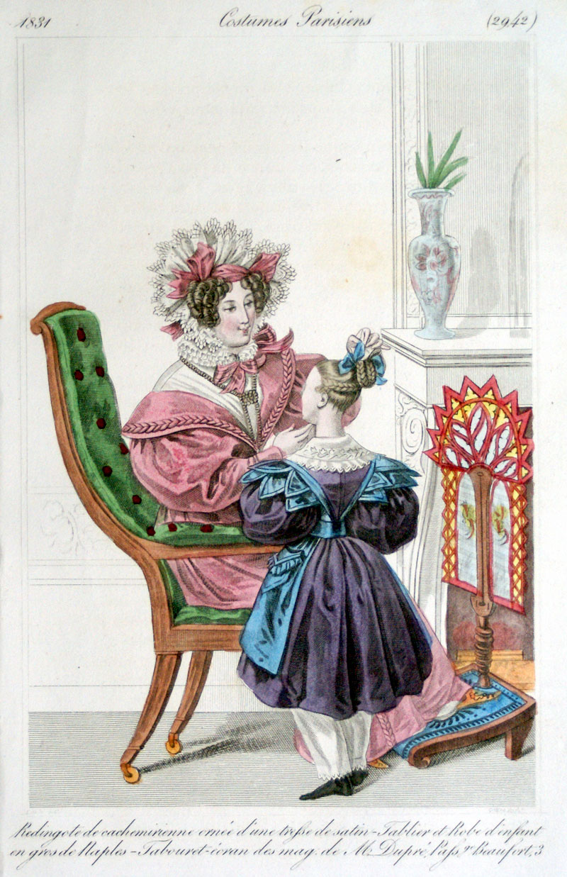 Ladies High Fashion in the 1830's - Paris