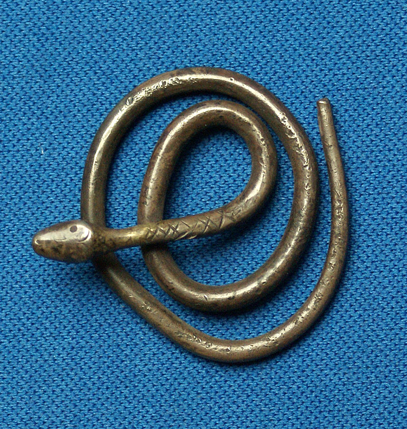 Silver Snake Votive Figure - Hellenistic - c 1st century AD