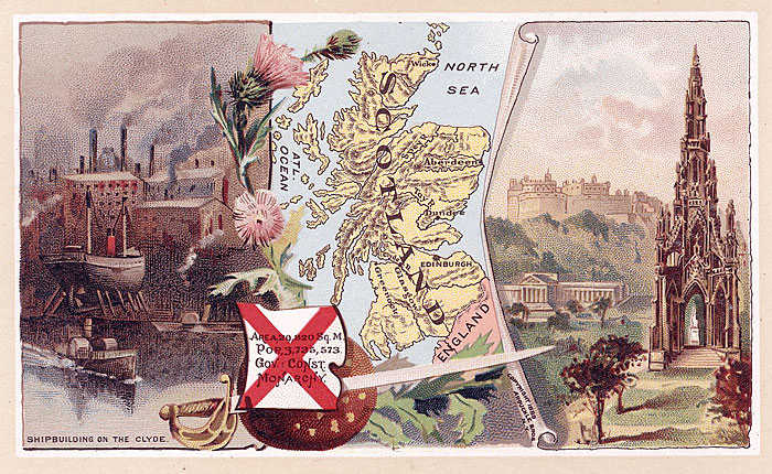 c 1889 SCOTLAND - Arbuckle Bros.