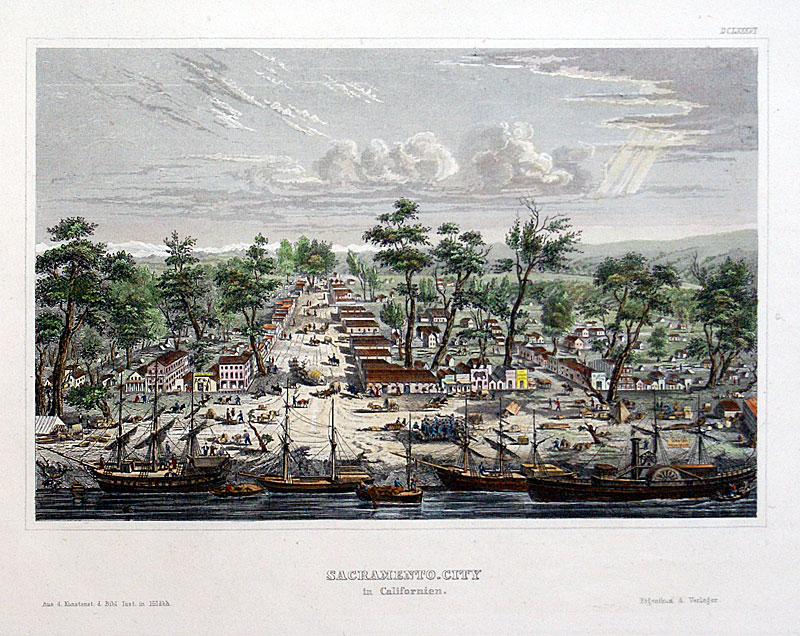 c 1848-52 View of Sacramento,  Meyer