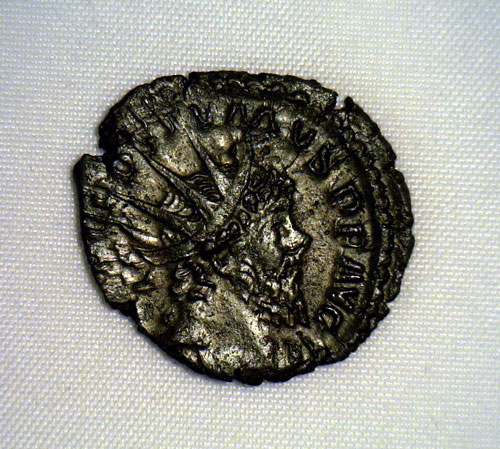 Ancient Roman Bronze Double-Denarius - Postumus