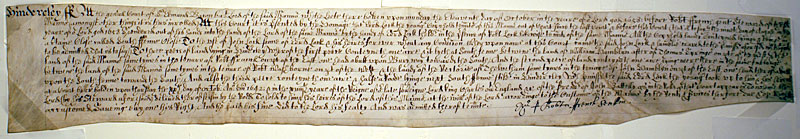 1658 Legal Document - Reign of Richard Cromwell  Lord Protector
