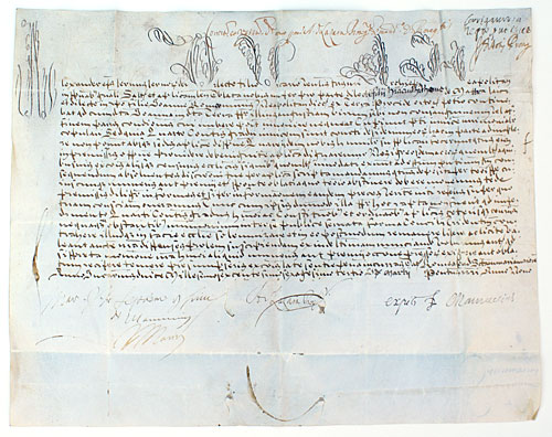 c. 1663 PAPAL BULL - Pope Alexander VII