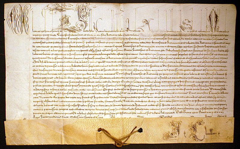 Papal Bull dated 1600 - Pope Clement VIII