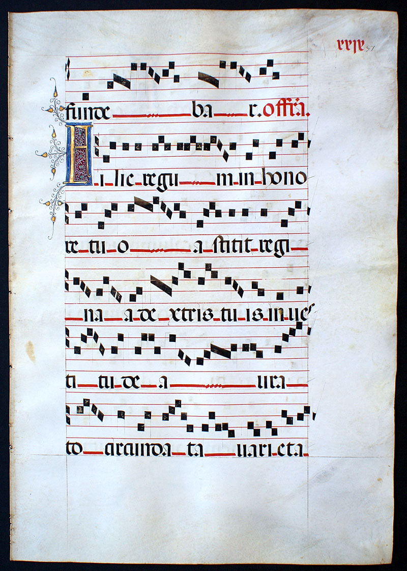 c 1460-90 Gregorian Chant - Seville