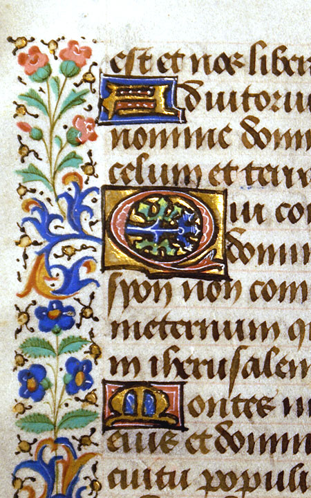 medieval illuminated manuscripts borders