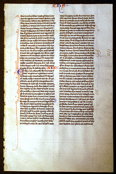 Medieval Bible Leaf - Matthew - What God hath joined together...