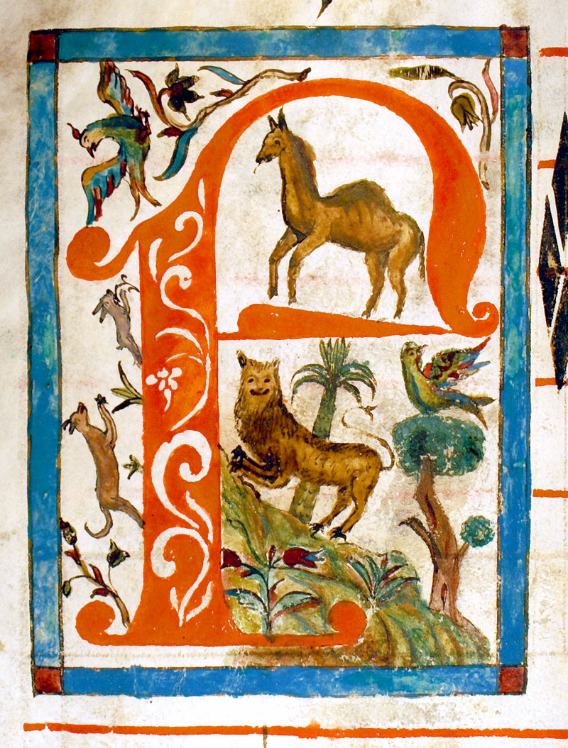 Illuminated initial 