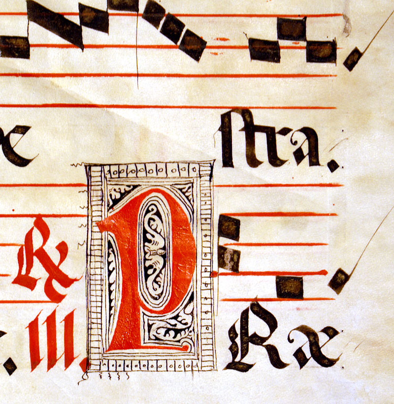 Gregorian Chant - Elaborate initials
