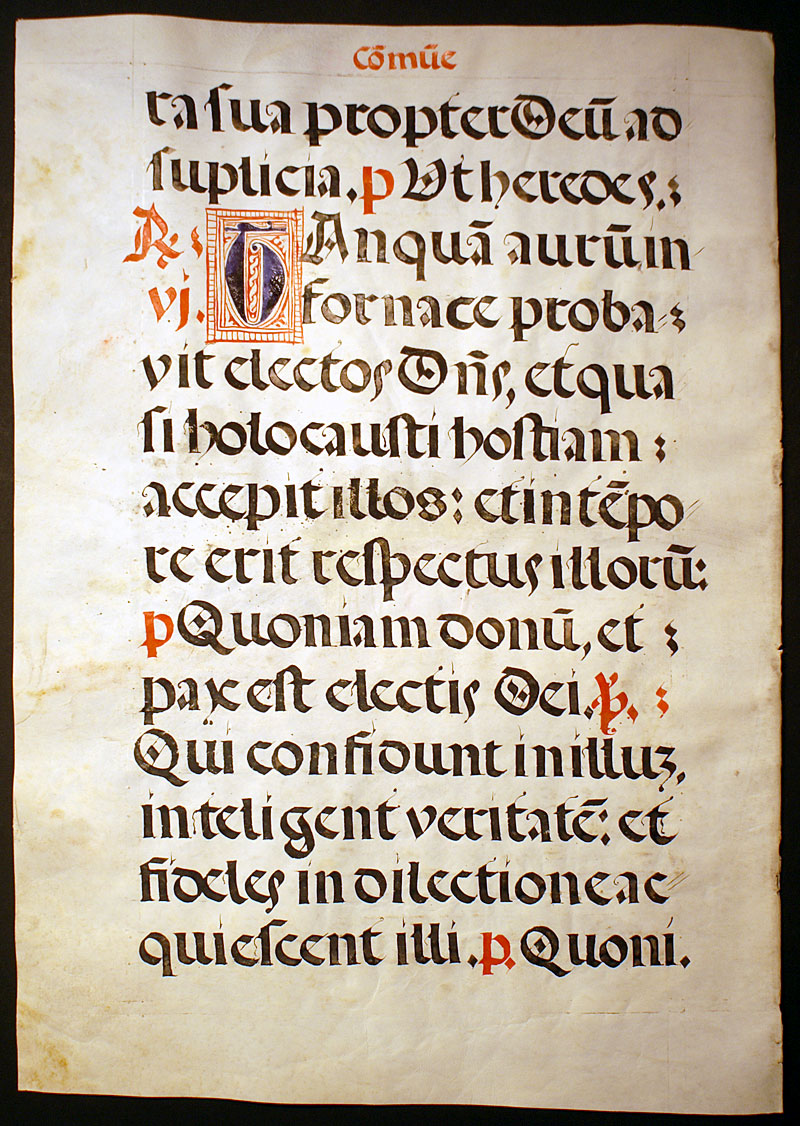 Gregorian Chant - elaborate initials