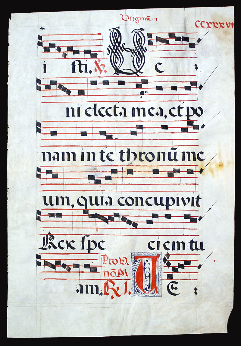 Gregorian Chant - c 1550 Spain