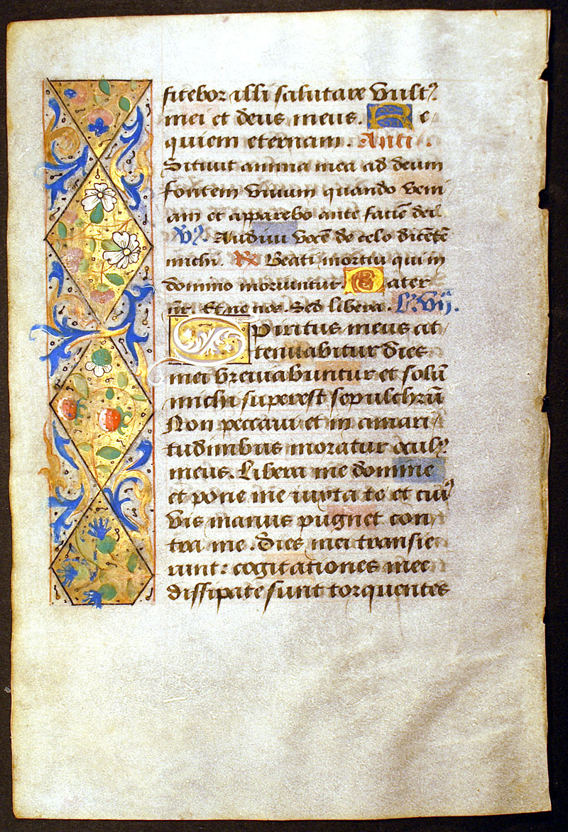 Book of Hours Leaf with elaborate borders - Jean Coene workshop