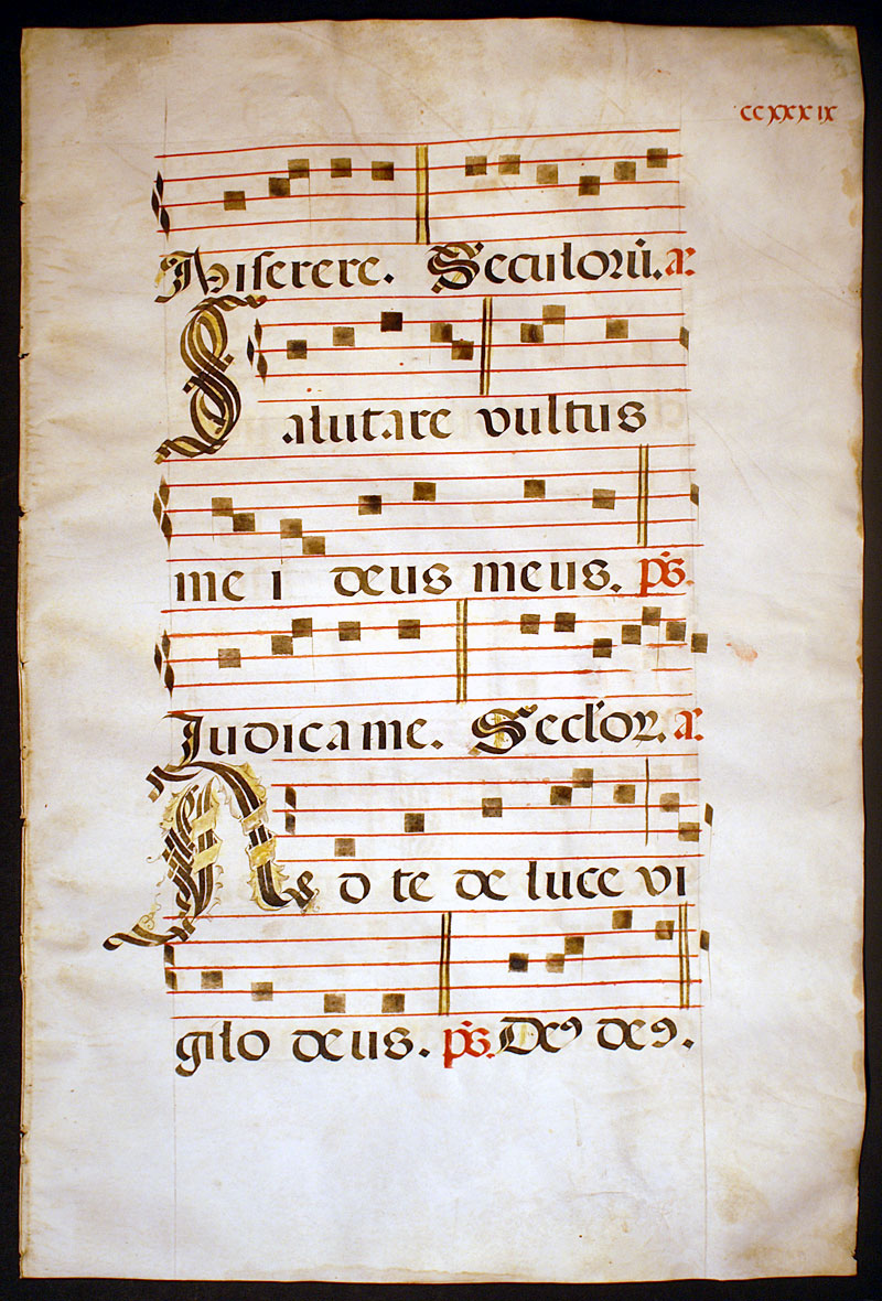 Gregorian Chant - c 1525 - To thee do I watch at break of day