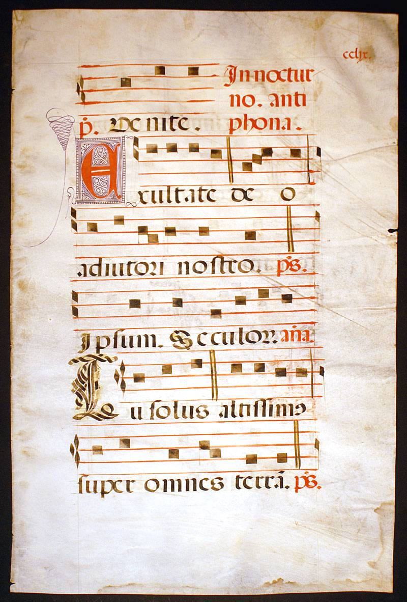 Gregorian Chant - c 1525 - Post Epiphany - Spain